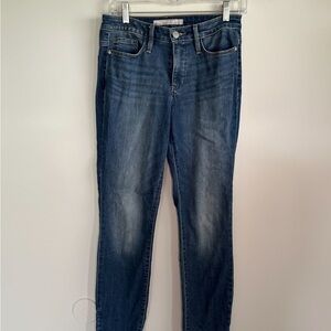 Athleta Sculptek Dark Blue Slim Denim Jeans Size 4